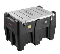 VEVOR Réservoir Diesel Portable 484,5 L Cuve de Ravitaillement 38 L/min avec Pompe de Transfert Électrique 12 V Tuyau en Caoutchouc 4 m Réservoir de Transfert Diesel pour Transport de Carburant, Noir