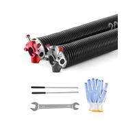 VEVOR Ressorts torsion pour porte garage 1 paire Φ5,26xΦ50,8x618 mm 16000 cycles