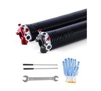 VEVOR Ressorts torsion pour porte garage 1 paire Φ5,94xΦ50,8x711 mm 16000 cycles