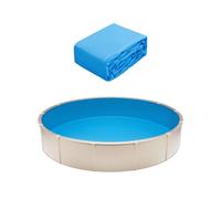 VEVOR Revêtement de Piscine Ronde Doublure Style Unibead 350x120 cm Couleur Unie