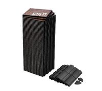 VEVOR Dance Floor Tiles Plancher emboîtable de 31,5 x 31,5 cm, pièces, Sol d'entraînement de Danse Portable avec Base rembourrée (Grain de Bois de chêne, ft/boîte) Mixte Adulte, pâle, 52 PCS