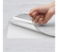 VEVOR Revêtement de sol en vinyle auto-adhésif 9900 mm x 600 mm, dalle de sol DIY en bois gris clair, 1,5 mm d'épaisseur à décoller et à coller, pour cuisine, salle à manger, chambre et salle de bain