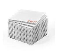 VEVOR Revêtement de sol pour hockey, 315 x 315 mm, dalles de sol polyvalentes emboîtables, 15 pcs, dalles de piste de danse, planche d'entraînement de hockey pour le tir, gris et blanc, 1,4 m²/boîte