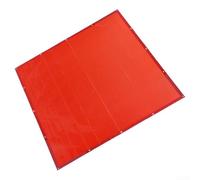 VEVOR Rideau de soudure en vinyle ignifuge Protection UV Niveau 6 Rouge 1,8 x 1,8 m