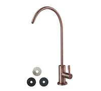 VEVOR Robinet d'eau potable sans plomb en acier inoxydable, robinet à osmose inverse avec valve en laiton massif, antirouille et durable, pour cuisine, comptoir de bar, café, couleur bronze antique