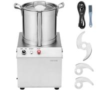 VEVOR Robot Culinaire Hachoir à Légumes 10 L en Acier Inoxydable Alimentaire