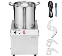 VEVOR Robot Culinaire Hachoir à Légumes 10 L en Acier Inoxydable Alimentaire