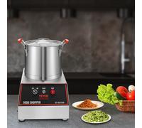 VEVOR Robot de Cuisine Mixeur Multifonction 1400 W 15 L Hachoir Inox Alimentaire