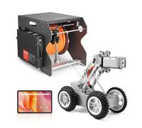 VEVOR Robot Inspection Canalisation Égout avec Câble 120 m Caméra Avant Arrière