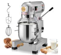 VEVOR Robot Pâtissier Commercial 28,5 L Batteur sur Socle à 3 Vitesses 1100 W