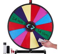 VEVOR - roue de prix rotative de 24 pouces, 14 emplacements, pour salon commercial, carnaval