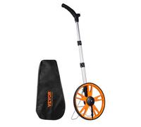 VEVOR Roue de Mesure 317,5 mm Odomètre de Distance 99999,9 pi/m Roue de Mesure Poignée Télescopique 104-71 cm Comptage Électronique avec Sac de Transport pour Mesurer Routes Chemins Pierre Terre Gazon