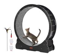 VEVOR Roue d'Exercice pour Chat Grande Roue de Course Intérieur 1100 mm Noir