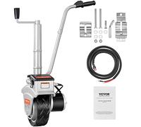 VEVOR Roue Jockey Motorisée Électrique Remorque 2268 kg Chariot de Remorque 350 W 12 V Vitesse Déplacement 6,7 m/min Hauteur Serrage 30,5-63 cm Pneu Caoutchouc 20,3 cm pour Remorques Caravanes Bateaux