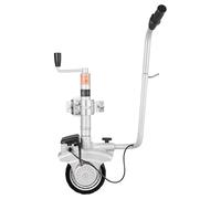 VEVOR Roue Jockey Remorque Électrique Motorisée 2,5 t Déplace Remorque 380 W 12 V Vitesse Déplacement 7 m/Min Hauteur Serrage Réglable 31-63 cm Pneu Caoutchouc 20,3 cm pour Déplacer Caravanes Bateaux