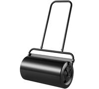 VEVOR Rouleau à Gazon 13 gallons 49 L Rouleau de Jardin Rempli de Sable/Eau Rouleau à Pelouse en Acier Bouchon Facile à Tourner Poignée Ergonomique en U à Pousser Tirer pour Pelouse Jardin Ferme Parc