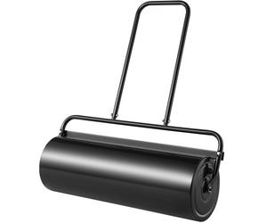 VEVOR Rouleau à Gazon 17 gallons 64 L Rouleau de Jardin Rempli de Sable/Eau Rouleau à Pelouse en Acier Bouchon Facile à Tourner Poignée Ergonomique en U à Pousser Tirer pour Pelouse Jardin Ferme Parc