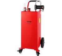 VEVOR Rouleau de carburant 113,6L Bidon de carburant Bidon d'essence 561x563x1179mm Réservoir de gaz carburant 23,5L/min Max. Débit Bidon de rechange Réservoir d'essence Convient pour le diesel Huile