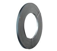 VEVOR Rouleau de cerclage en acier d'emballage, 500 m x 19 mm x 0,55 mm, bobine de cerclage robuste pour palettes, haute résistance 770 kg, sangles métalliques d'emballage robustes et portables, noir