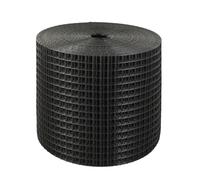 VEVOR Rouleau Grille Protection Panneaux Solaires 15,2 cm x 30,5 m Kit Treillis Anti-Oiseau 60 Attaches Inox Revêtement en PVC Antirouille Maille Métallique 12,7 mm pour Empercher Créatures Écureuils