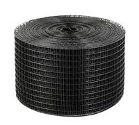 VEVOR Rouleau Grille Protection Panneaux Solaires 20,3 cm x 30,5 m Kit Treillis Anti-Oiseau 70 Attaches Inox Revêtement en PVC Antirouille Maille Métallique 12,7 mm pour Empercher Créatures Écureuils