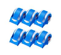 VEVOR Ruban Adhésif d'Emballage Transparent avec Distributeur Lot de 6 22,86 m x 47,8 mm x 0,068 mm Noyau 38,1 mm Ruban d'Emballage Robuste pour Emballer Déménagement, Stockage, Expédition, Courrier