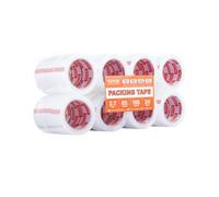 VEVOR Ruban Adhésif d'Emballage Transparent Lot de 24 Rouleaux 59,436 m x 47,8 mm Épaisseur 0,068 mm Noyau 76,2 mm Ruban d'Emballage Robuste pour Emballer Déménagement, Stockage, Expédition, Courrier