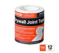 VEVOR Ruban Adhésif pour Joints Cloison Sèche 15 cm x 30 m Fibre de Verre 12 PCS