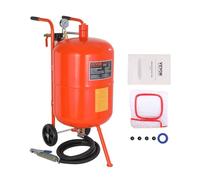 VEVOR Sableuse Haute Pression 75,7 L Kit de Sablage à Air 60-110 PSI Réservoir de Sablage Abrasif Portable avec 4 Buses en Céramique et Séparateur Huile-eau pour Élimination Peinture, Taches, Rouille