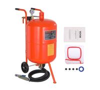 VEVOR sableuse mobile 75,7 L sableuse env. 244 cm de tuyau de travail sableuse 60-110 PSI pression de travail idéale pour enlever la rouille, la peinture, les taches et polir de grandes surfaces