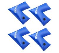 VEVOR Sac à Eau pour Bâche de Piscine, Lot de 4, Sac de Lestage d'Angle, 57x56,5 cm, Sacs en Tube Lestés PVC Épaisseur 0,4 mm, avec Bouchon à Visser Étanche, pour Bâche de Piscine Creusée Hiver, Bleu