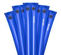 VEVOR Sac à Eau pour Bâche de Piscine Tube Lestage Double Chambre 5 PCS 3 m Bleu