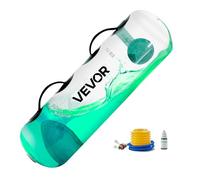 VEVOR Sac à Eau pour Fitness 22,68 kg, Sac Aquatique pour Musculation Réglable, Portable avec Poignées Solides, Matériel d’Entraînement pour Stabilité Équilibre Crossfit Exercices à Domicile Gym