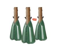 VEVOR Sac d'arrosage d'arbres, 3 pcs, sac d'irrigation d'arbres, 75,7 L, goutte à goutte, rechargeable, libération lente 5-9 heures avec fermeture éclair, durable, pour ciblage des racines profondes