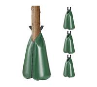 VEVOR Sac d'arrosage d'arbres, 4 pcs, sac d'irrigation d'arbres, 75,7 L, goutte à goutte, rechargeable, libération lente 5-9 heures avec fermeture éclair, durable, pour ciblage des racines profondes