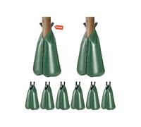 VEVOR Sac d'arrosage d'arbres, 8 pcs, sac d'irrigation d'arbres, 75,7 L, goutte à goutte, rechargeable, libération lente 5-9 heures avec fermeture éclair, durable, pour ciblage des racines profondes