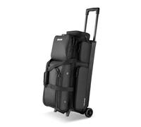 VEVOR Sac de Bowling avec 2 Roues Capacité 3 Boules avec Compartiment Chaussures