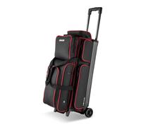 VEVOR Sac de Bowling à roulettes, Valise de Transport pour Bowling Capacité 3 Boules, avec Compartiment pour Chaussures, Poche pour Accessoires Surdimensionnée et Poignée Rétractable Extensible