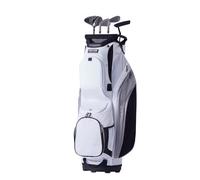 VEVOR Sac Chariot de Golf 91,5 cm Organisateur 14 Voies 13 Poches en Nylon Blanc