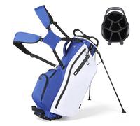 VEVOR Sac de Golf pour Chariot Voiturette, Sac de Clubs de Golf Trépied 7 Compartiments Supérieurs, pour Golfette Golfeurs, avec Séparateur sur Toute la Longueur, Double Bandoulière et Housse de Pluie