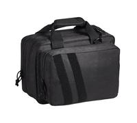 VEVOR Sac de Tir pour 2 Pistolets, Étui Souple pour Chasse avec 2 Sacs à Pistolet Amovibles Intégrés et 6 Chargeurs Détachables, Sacoche Tactique Verrouillable, pour Ranger Armes de Poing, Noir