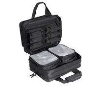 VEVOR Sac de Tir pour 2 Pistolets, Étui Souple pour Chasse avec 2 Sacs à Pistolet Amovibles Intégrés et 6 Chargeurs Détachables, Sacoche Tactique Verrouillable, pour Ranger Armes de Poing, Noir