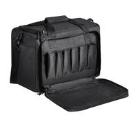 VEVOR Sac de tir pour 3 pistolets, sac de tir tactique avec 2 cloisons amovibles et 6 chargeurs, sac d'arme de poing pour pistolet de chasse en plein air avec bandoulière unique, 36 x 31 x 26 cm, noir