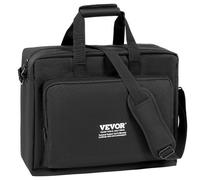 VEVOR Sac de transport rembourré pour table de mixage DJ, tissu Oxford 1200D, 490 x 220 x 390 mm, avec une poche de rangement, une bandoulière amovible de 1,5 m, sac de rangement pour contrôleur DJ