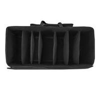 VEVOR Sac à Roulettes pour Batterie Électronique, 600D, Housse de Transport Rembourrée pour Batterie Électronique Accessoires, Intérieur 92x42x41 cm avec Séparateurs Amovibles, Multiples Poches, Noir