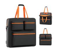 VEVOR Sac Transport pour Panneaux Solaires Pliables 2 x 200 W Sac Rangement pour Camping, Voyages en Camping-Car, Résiste aux Éclaboussures Fibre Polyester, avec 3 Poches Extérieures, Léger Portable