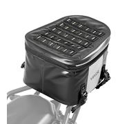 VEVOR Sacoche arrière de Moto 28 L, Sac de Selle Moto en Tissu imperméable, Sac de Rangement pour Bagages de Sport en Plein air, avec Poche et Boucle réglable, Porte-Bagages arrière universels, Noir