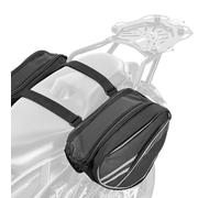 VEVOR Sacoche latérale de Moto, 30 L (15 L x 2), Sac de Selle Moto avec Housse de Pluie imperméable et Sangles, pour la Plupart des Motos, Sac de Rangement pour Bagages de Sport en Plein air, Noir