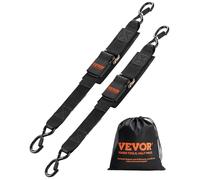 VEVOR Sangle d'arrimage rétractable à cliquet 5,08×60,96cm Lot de 2 - Verrouillage sécurité 680,4 kg