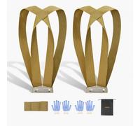 VEVOR Sangle de Déménagement de Levage Manutention Meubles Charge Jusqu'à 453,6 kg pour 2 Personnes avec 2 Bandoulières, 1 Sangle de Charge, pour Déplacer Meubles Appareils Électroménagers Matelas